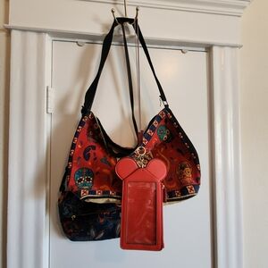 Stylish Red and Black Women's Bag
